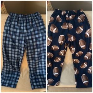 2 Flannel Pajama Pants Size 4/5